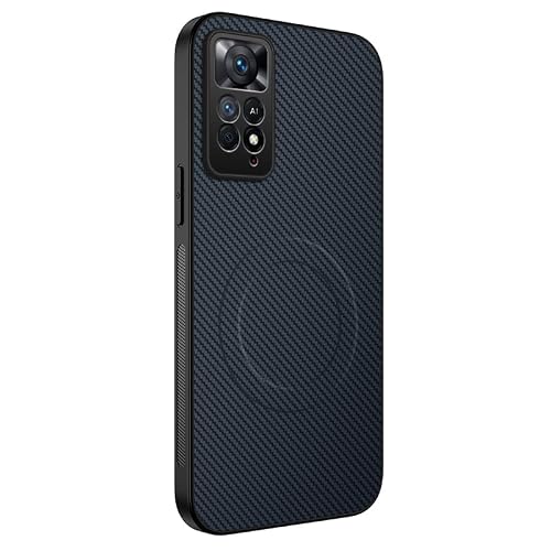 �}�O�l�b�g�� �X�}�z�P�[�X �Ή��@�� for Redmi Note 11 Pro 4G / 5G | �J���������Y�ی�@�\�t��2-in-1 PU���U�[�J�o�[�A�\�t�gTPU�o���p�[�A�ϏՌ�