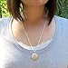 CellsDividing Personalized Jewelry, Custom Quote Necklace, Your Text Or Word