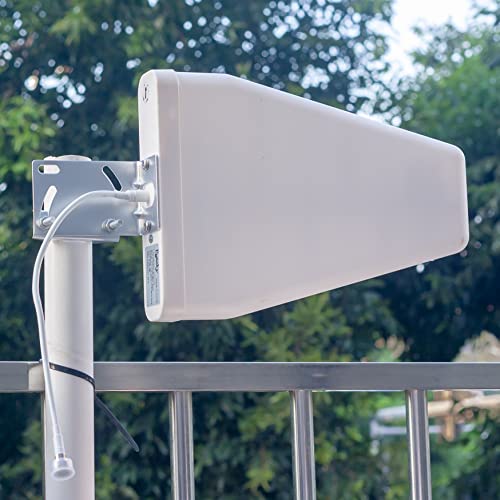 700~3700Mhz 9Dbi External Antenna Outdoor Directional Covering Verizon At&T & All 5G 4G Cell Phone Bands 10Ft Cable #TOP3