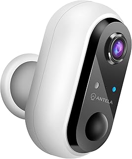 Telecamera WIFI EsternoInterno Batteria ANTELA 1080P Senza Fili Ricaricabile Telecamere Videosorveglianza con Impermeabile Rilevamento del Movimento Audio Bidirezionale Visione Notturna Telecamera WIFI EsternoInterno Batteria ANTELA 1080P Senza Fili Ricaricabile Telecamere Videosorveglianza con Impermeabile Rilevamento del Movimento Audio Bidirezionale Visione Notturna
