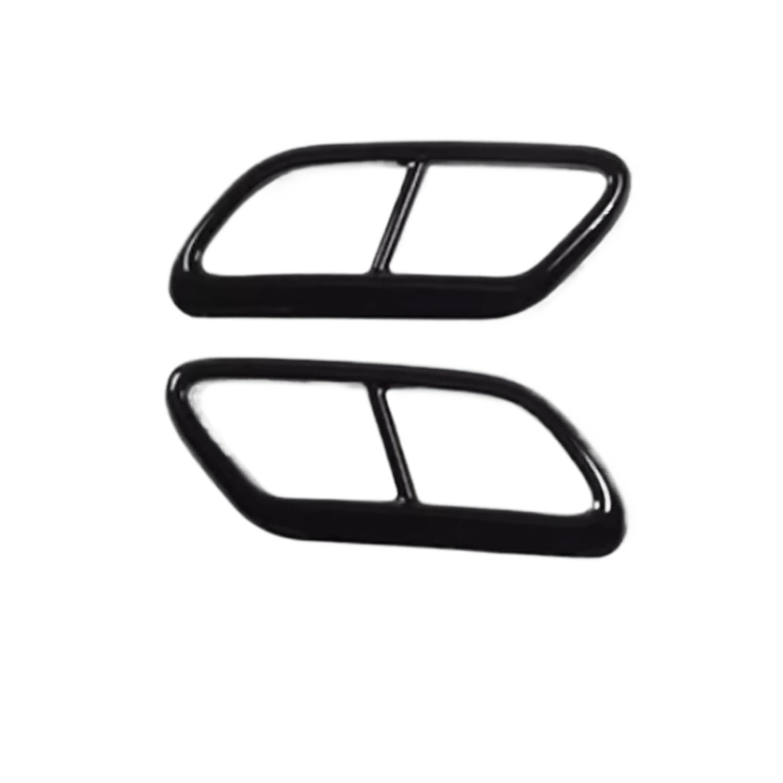 Car Exhaust Tail Throat Pipe Frame Cover Trim Sticker for Volvo for XC90 for XC60 for S60 for V60 for S90 for V90 Universal Interior Accessories(Black A)