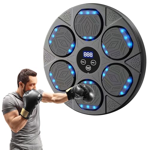 Swetfela Machine de Boxe Musicale Adulte,9 Modes de Vitesse Music