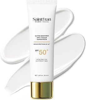 SOOTHER DRY-TOUCH SUNSCREEN SFP50+ | Soft Matte Finish, Oil Control, Lightweight Formula, No White Cast, Makeup-Friendly, Broad Spectrum UV Protection, Daily Wear