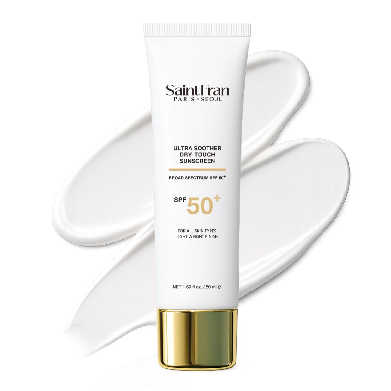 SOOTHER DRY-TOUCH SUNSCREEN SFP50+ | Soft Matte Finish, Oil Control, Lightweight Formula, No White Cast, Makeup-Friendly, Broad Spectrum UV Protection, Daily Wear