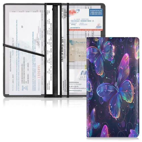 Organizador de Documentos para Auto Piel miniatura 2