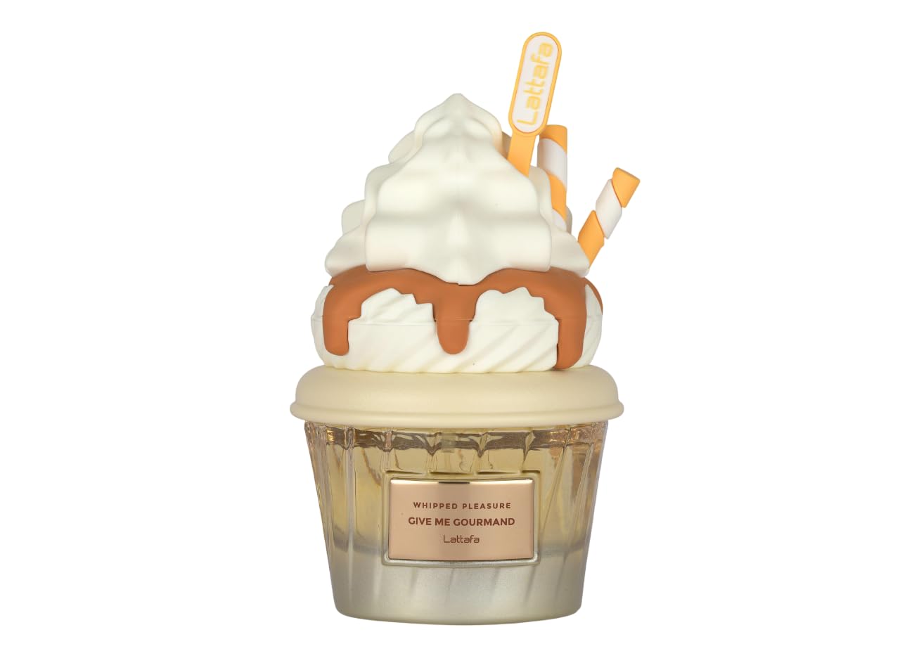 Lattafa Whipped Pleasure Eau de Parfum 75 ml, Perfume Árabe Unisex de Larga Duración, Incluye Atomizador, Aroma Dulce, Cremoso y Gourmand con Notas de Caramelo, Jazmín y Almizcle (Whipped Pleasure)