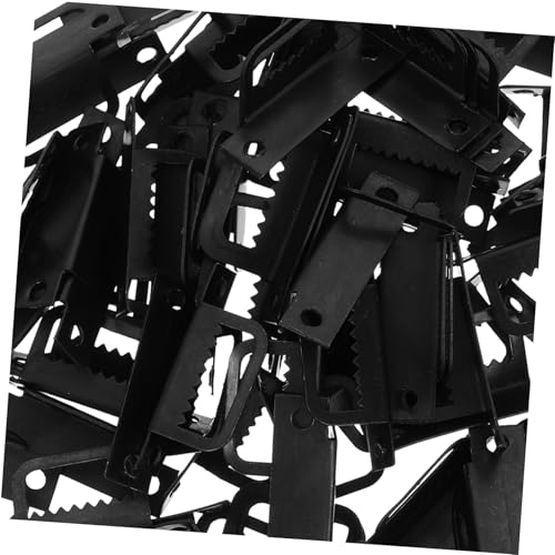 Image of 100pcs Shaped Metal Picture Hangers Easy to Install Photo Frame Hooks for Wall Mounting Paintings Mirrors Decorations Metal Picture Hanging Hardware