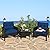 HAPPYGRILL 3 Piece Patio Conversation Set Outdoor Rattan Wicker Furniture Set with Coffee Table & Chairs Patio Bistro with Seat Cushions for Garden Balcony Backyard Poolside
