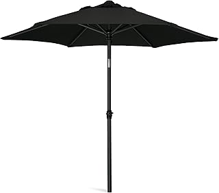AMMSUN 6ft Patio Umbrella Outdoor Table Umbrellas with Push Button Tilt,...