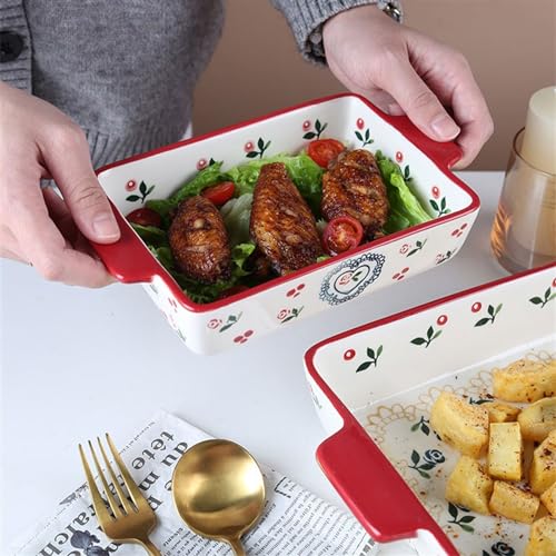 Bandeja de hornear de mil capas de cerámica para verduras asadas 5