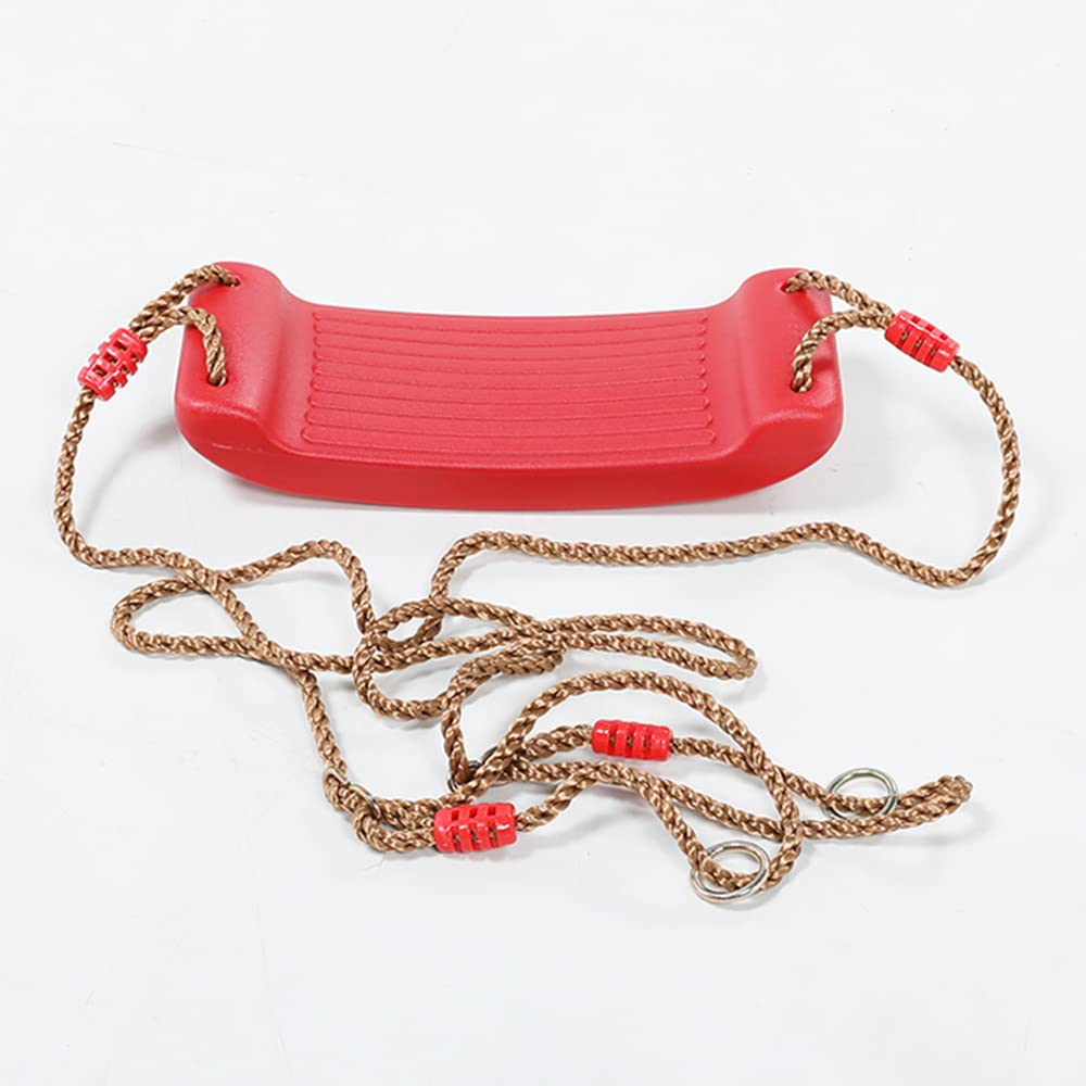 Newaner Sedile Altalena da Giardino per Bambini - Altezza Regolabile - Antiscivolo - (rosso) | Altalena per bambini, regolabile in altezza, antiscivolo