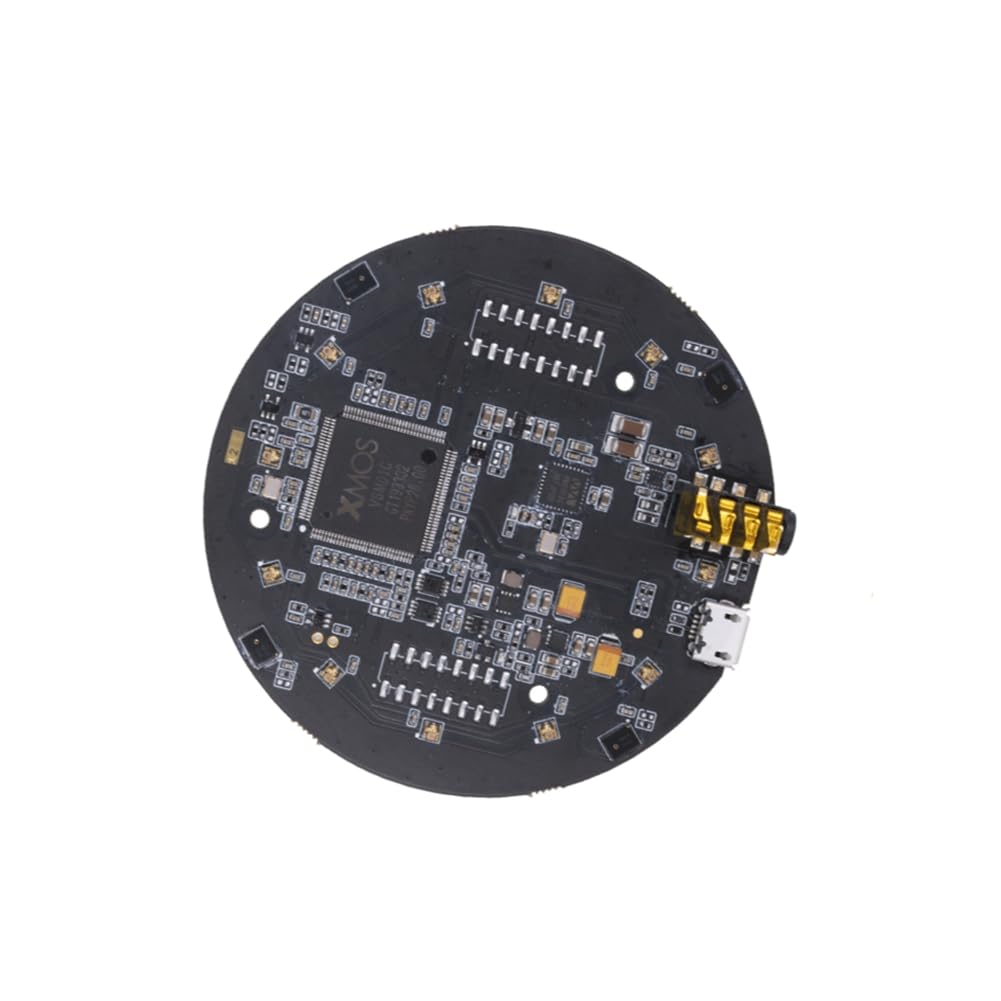 ReSpeaker Mic Array V3.0 Board XVF3000 4-Mikrofon-Array Ohne Gehäuse für Klare Sprache Selbst bei Lärm