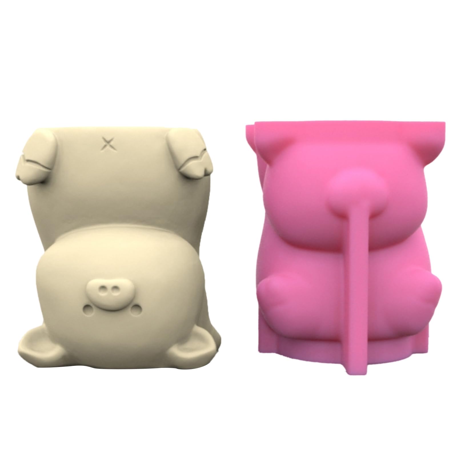 Pot de fleurs panda en silicone pour décorer une terrasse fleurie