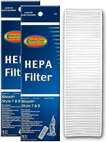 EnviroCare Replacement Post Motor HEPA Vacuum Filter Designed to Fit Bissell Style 7/9/16 2 Filters image 4