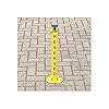 Yellow Fold Down Parking Post, Reserved Logo #1