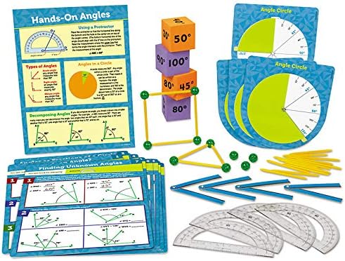 Lakeshore Learning Angles Mathematics Measurement Center : Amazon.com ...