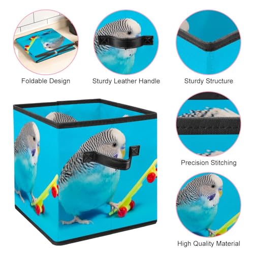 Boîte de rangement pliable en tissu cube pour libérer l'espace du placard