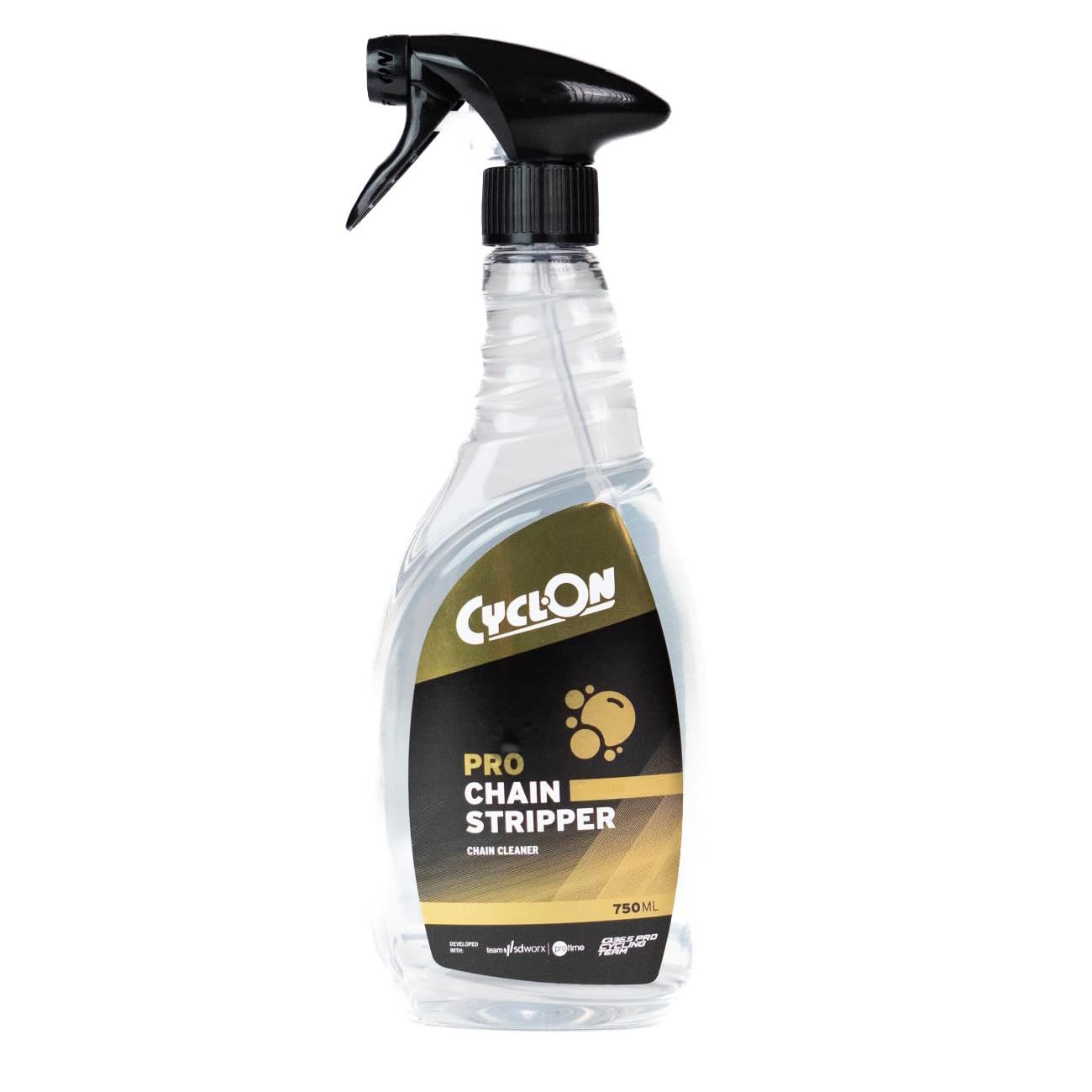 CyclOn Pro Chain Stripper | Professional‑Grade Drivetrain Degreaser | Ultra‑Powerful Chain & Cassette Cleaner | Used by Pro Cycling Teams | Workshop‑Level Cleaning Power | 750ml Tiggerspray