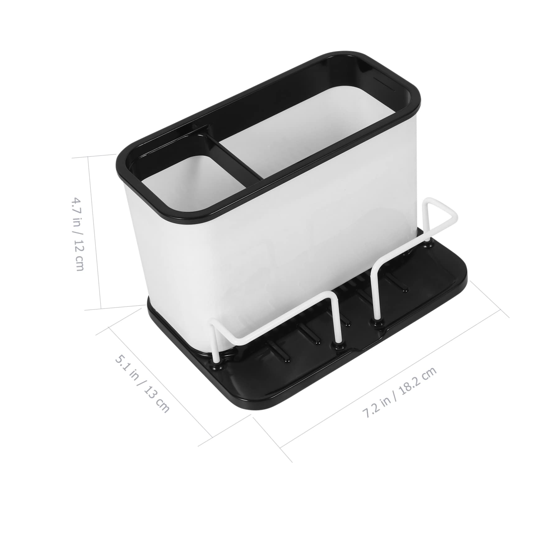 HOLIDYOYO 1pc Multifunctional Chopstick Organizer with Drainage Detachable Utensil Storage Holder for Kitchen Counter Design Stylish and Practical Holder