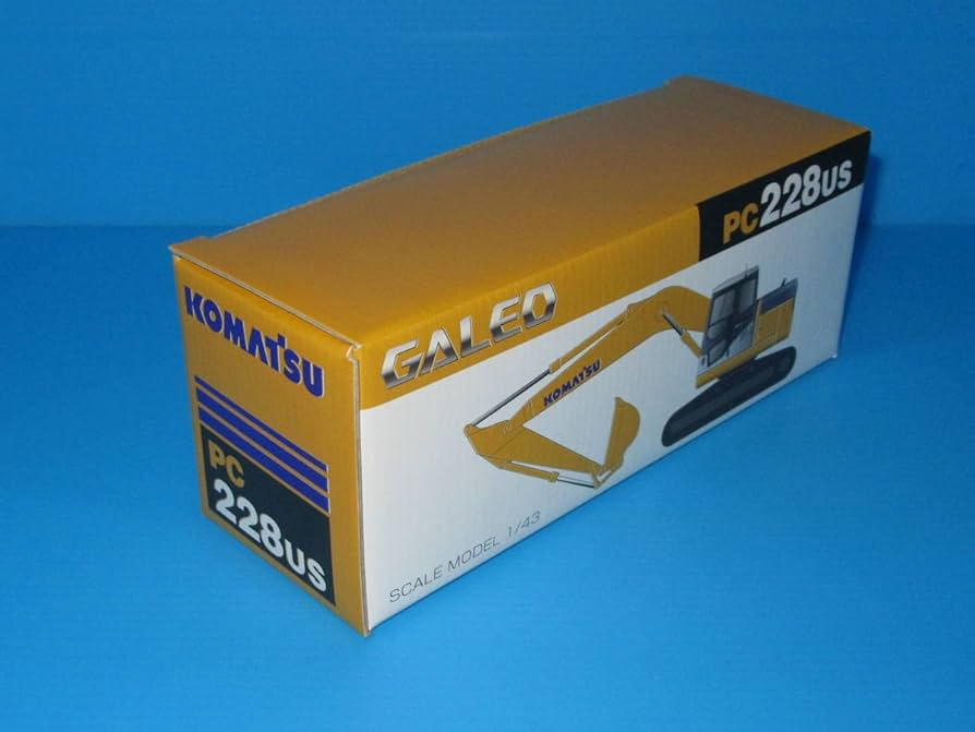 その他 KOMATSU PC228US GALEO 1/43 Tomica 1/43 Scale Diecast - PC228US Galeo Komatsu PC228 US