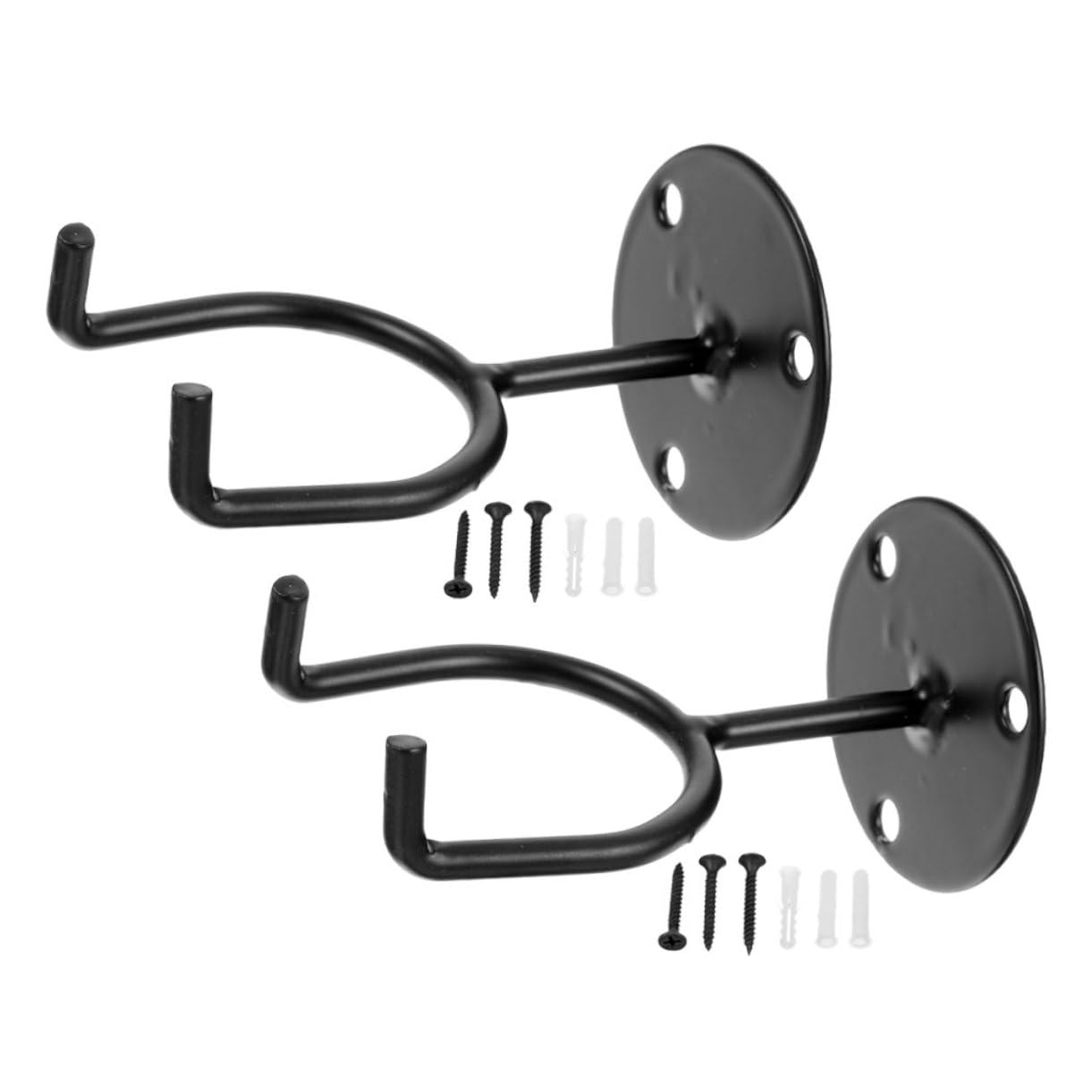 BESPORTBLE Baseball Bat Mount Bat Display Stand 2pcs Iron Storage Rack Multi-functional Home Dec