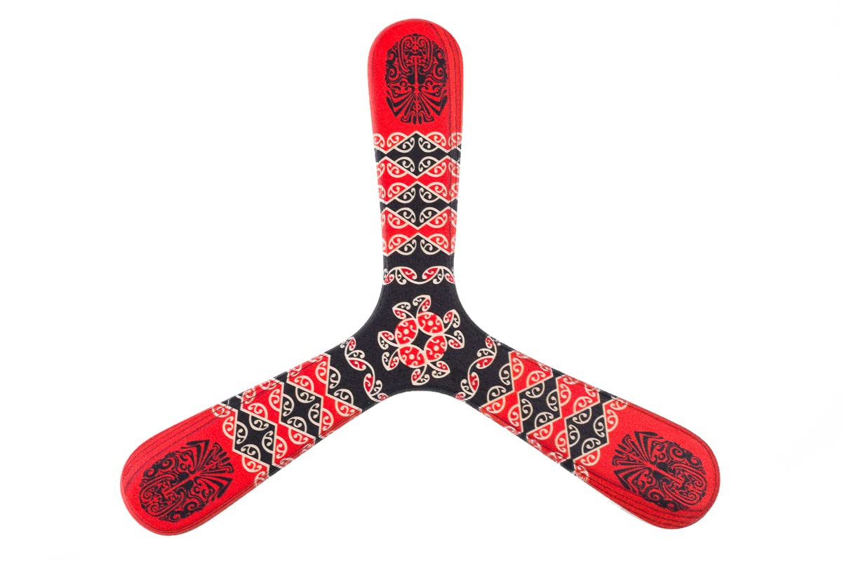 Boomerang en bois pour débutants idéal pour les jeux de plein air en famille