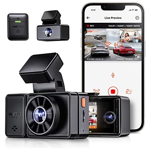 Cámara de Coche 3 Lentes 5G WiFi con Control de Voz Cover
