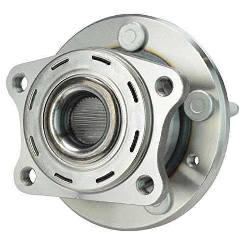 Image of TRQ 2 Piece Rear Wheel Bearing & Hub Assembly Set AWD Compatible with 2005-2007 Ford Five Hundred Freestyle 2008-2009 Taurus Taurus X Mercury Montego Sable