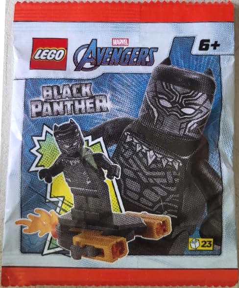 Marvel Super Heroes Avengers: Black Panther Minifigure with Hoverboard