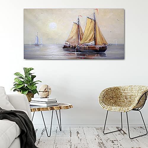 Image acrylique 100x50cm tableau paysage marin décoration murale moderne - 4