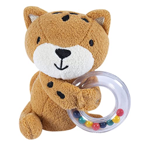 Image of Gerber Baby 2-Pack Rattle Toy & Teether Set, Cheetah and Croc, One Size