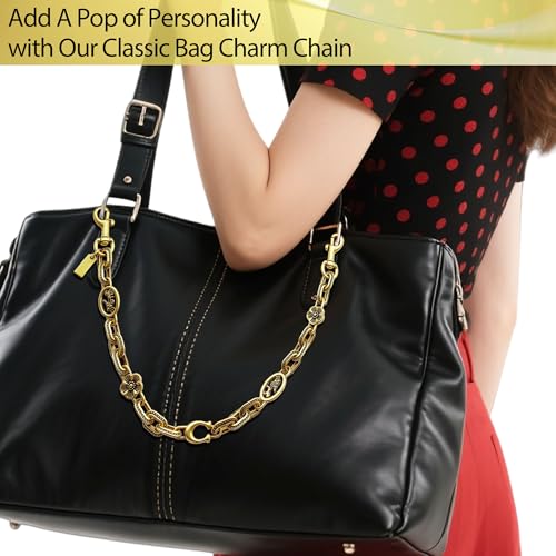 Image of Bag Chain Charm for Handbag, Purse Wallet &Pants Chain Jean Chains, Vintage Bag Strap Chains Extender