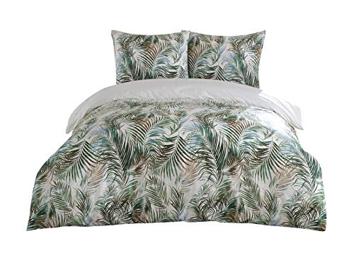 Class Home Collection 3 TLG. Renforce Baumwolle Bettwäsche Bettgarnitur Set Reißverschluss 200x200 cm Exotic