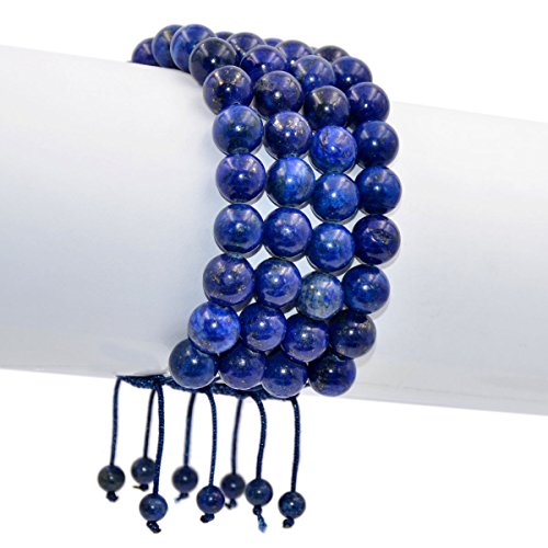 Image of AD Beads Natural 10mm Gemstone Bracelets Healing Power Crystal Macrame Adjustable 7-9 Inch