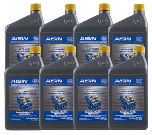 Aisin Set of 8 Auto Trans Fluids ATFSP4 for Hyundai Accent Elantra Kia Forte