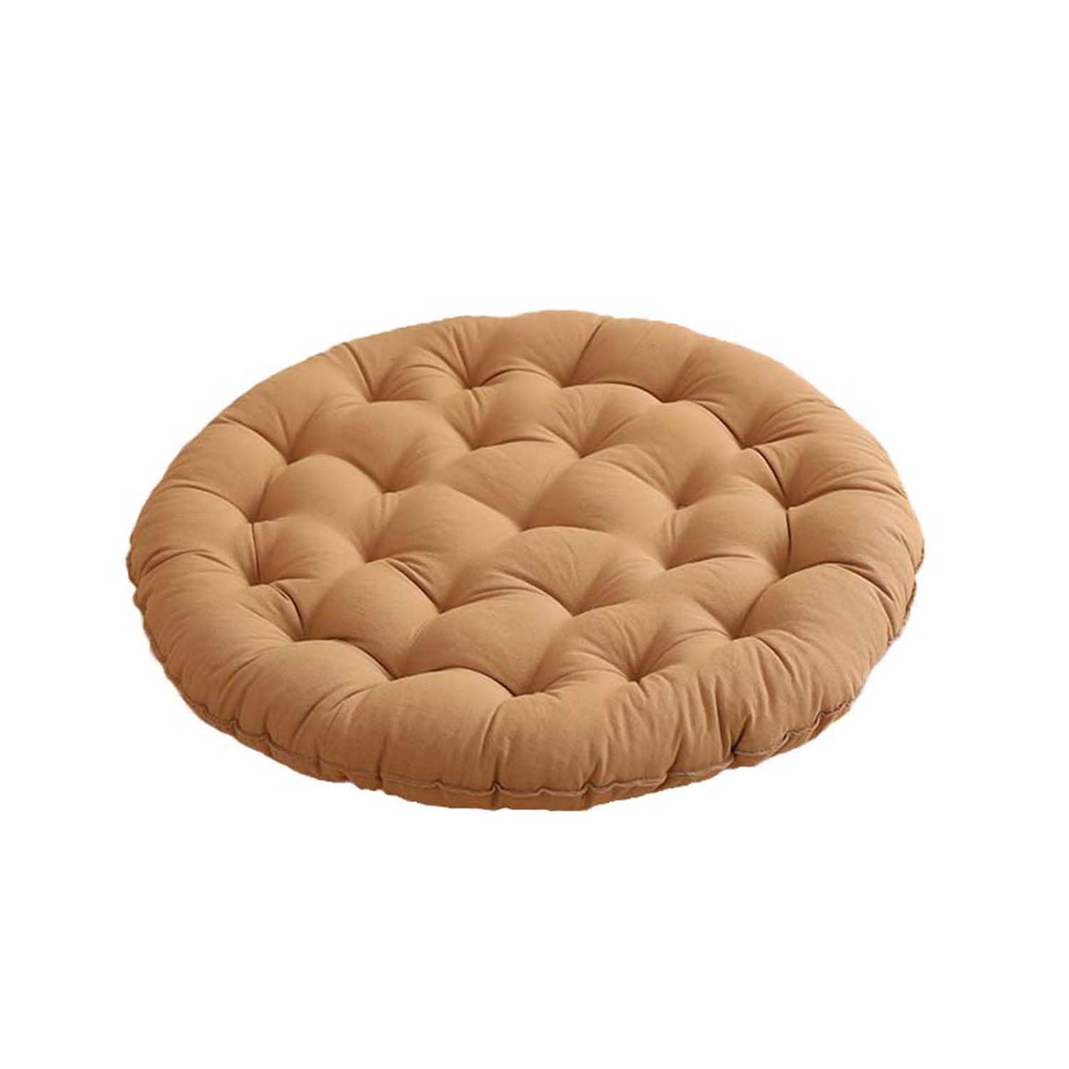 Waigg Kii Soft Floor Cushion Thick Chair Seat Cushions,Large Floor Pillows Round Meditation Cushion for Living Room/Yoga/Balcony/Patio/Tatami/Outdoor/indoor (H,75CM)