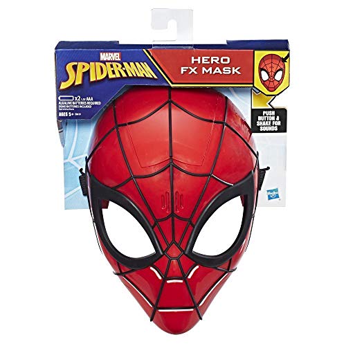 Spider-Man Acessório Máscara Eletrônica Homem Aranha Vermelho