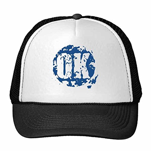 Chapeau de maille nylon avec motif symbole de paix ok réglable