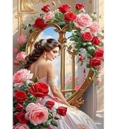 DPHERO Diamant Painting Set Traumfänger - 40x70cm DIY Mit Runden Steinen Für Erwachsene