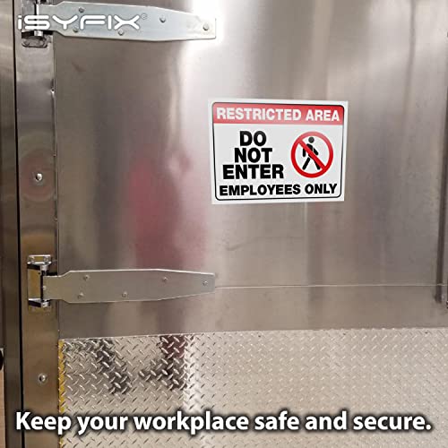 Stickers Restricted Area iSYFIX pour sécuriser les bureaux et commerces - 5