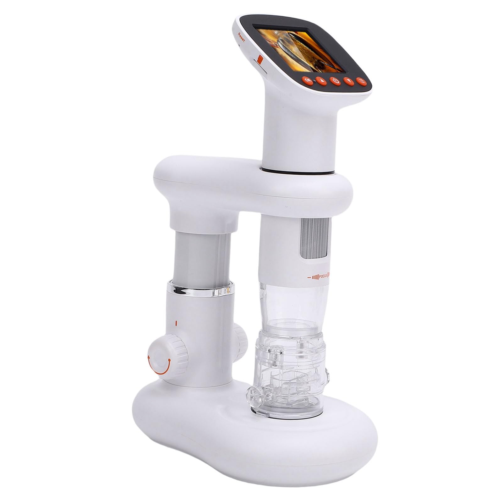 Annadue Handheld-Digitalmikroskop, 1080P 2MP 1000-fache Verstärkung, 2-Zoll-Bildschirm, Tragbares Kleines Mikroskop für Studenten