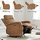Kislot Genuine Leather Power Swivel Glider Recliner Chair for Adults, FSC Certified Electric Nursery Rocker Recliner Chair for Living Room
