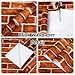 Abyssaly Red Brick Wallpaper Peel and Stick 17.7
