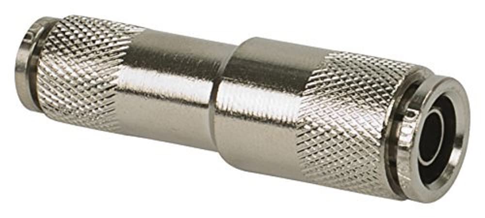 Unión recta reductora de 1/8 a 1/4 para tubo de aire neumático en pack de 4 unidades