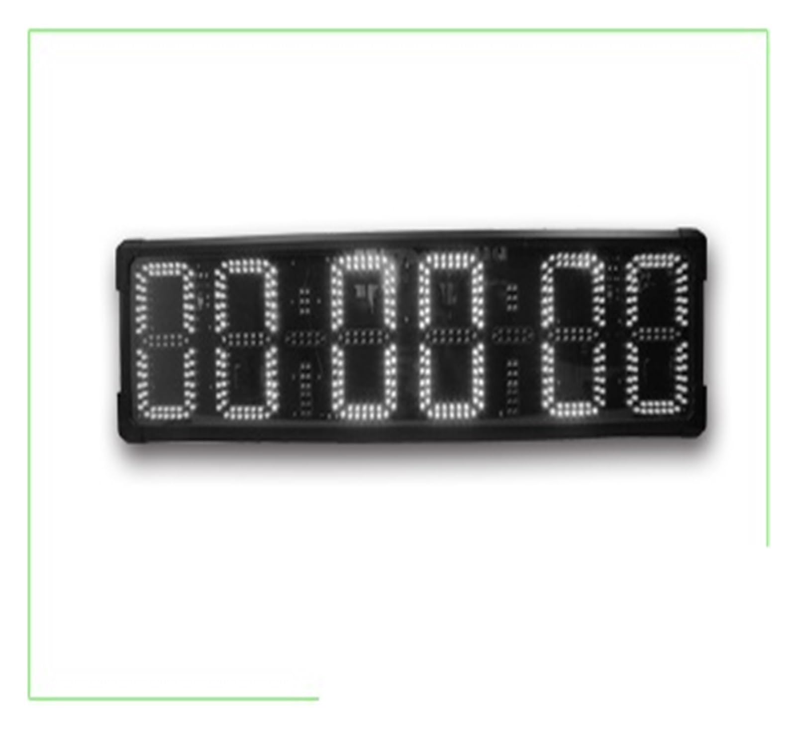 CVFRDD LED Countdown Clock, Large Double-sided Waterproof Race Timer Remote Control Countdown Clock(Bianco)