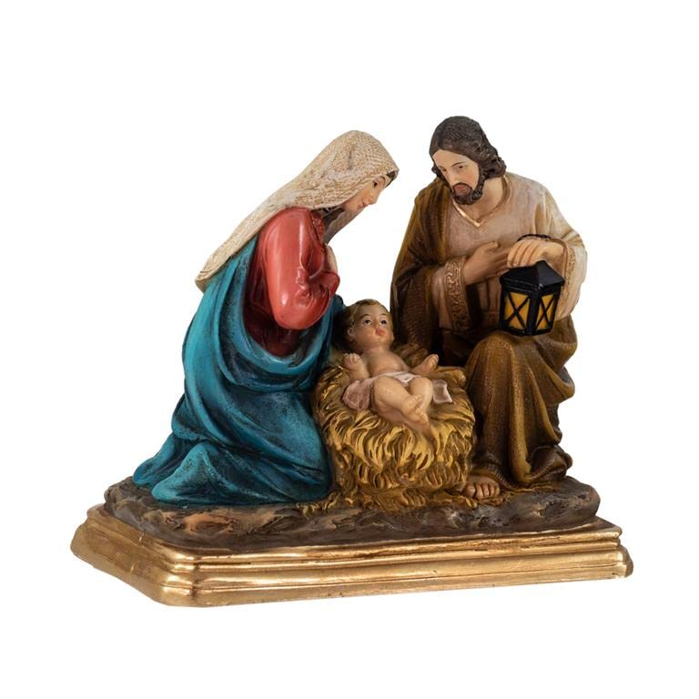 DRW Misterio Belen 1 Pieza Resina Pintado a Mano 13 cm
