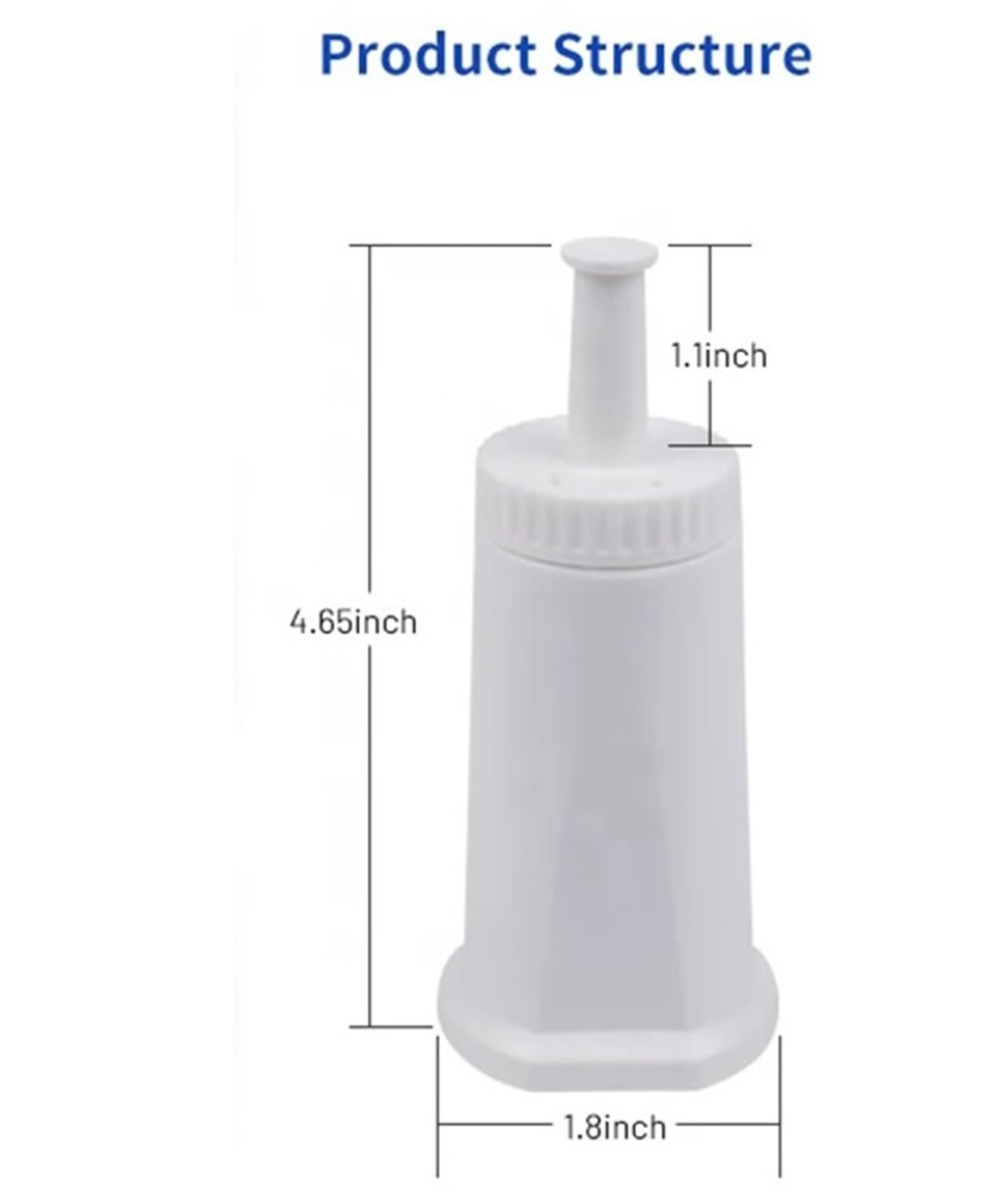 BES008 BES878 Filtro Acqua For Macchina Da Caffè, Compatibile Con Breville, Sage Claro Swiss Oracle Touch Barista Espresso Accessorio(4pcs)