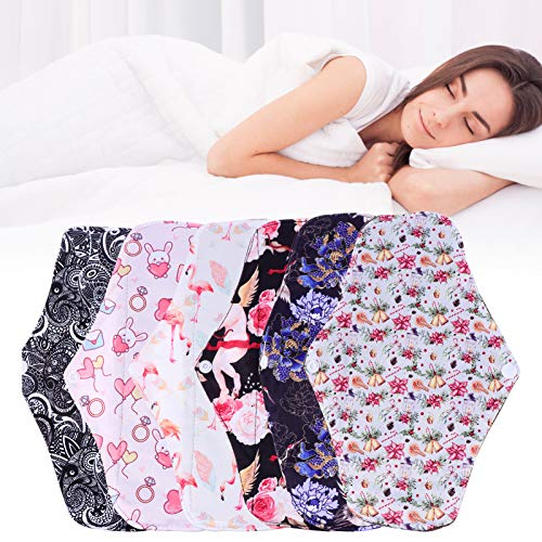 Healifty Pano Sanitário Reutilizável Menstrual Guardanapo Sanitário Menstrual com Bolsa para Senhora