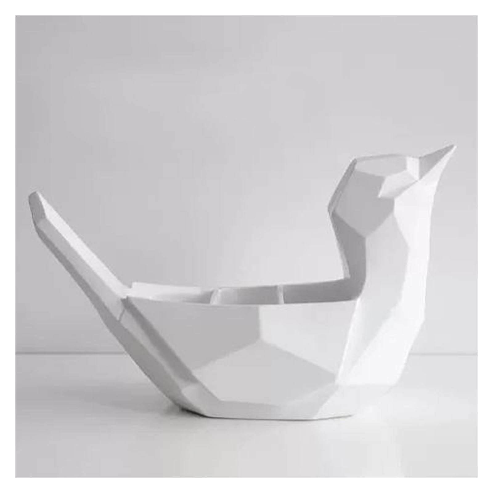Porta Telecomandi Organizzatore porta telecomando dal design di uccelli con 3 scomparti, decorazione da tavolo scultura statua di cartone animato figurine di animali, scatola di immagazzinaggio multif