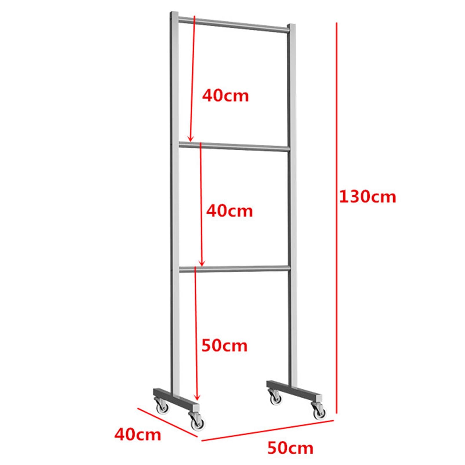 Kleiderbügel-Aufbewahrung, Stapelständer, Kleiderbügel-Aufbewahrungssystem, Kleiderbügel-Organizer-Gestell, beweglicher Kleiderbügelhalter mit Rädern, Ständer für Schals, Handtücher, Bikinis, BHs, D